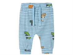 Name It dusk blue striped dino pants